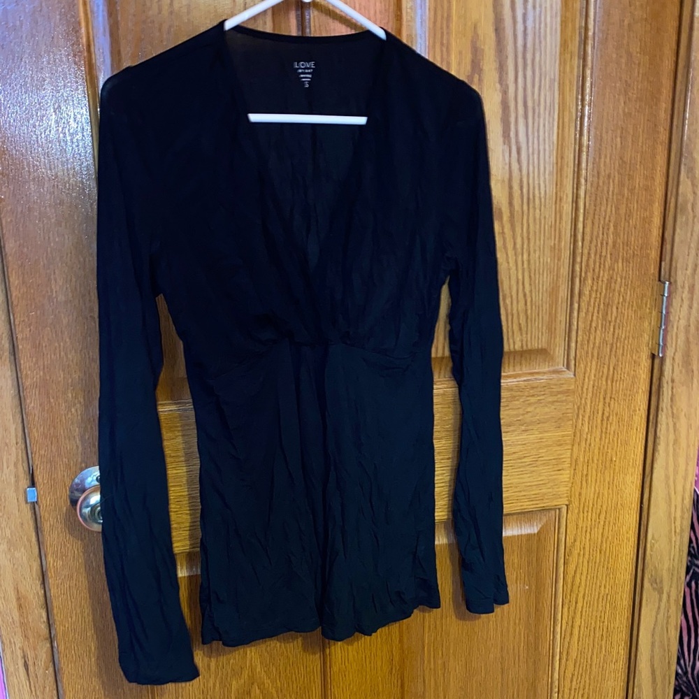 Love By Gap Long Sleeve Nursing Blouse